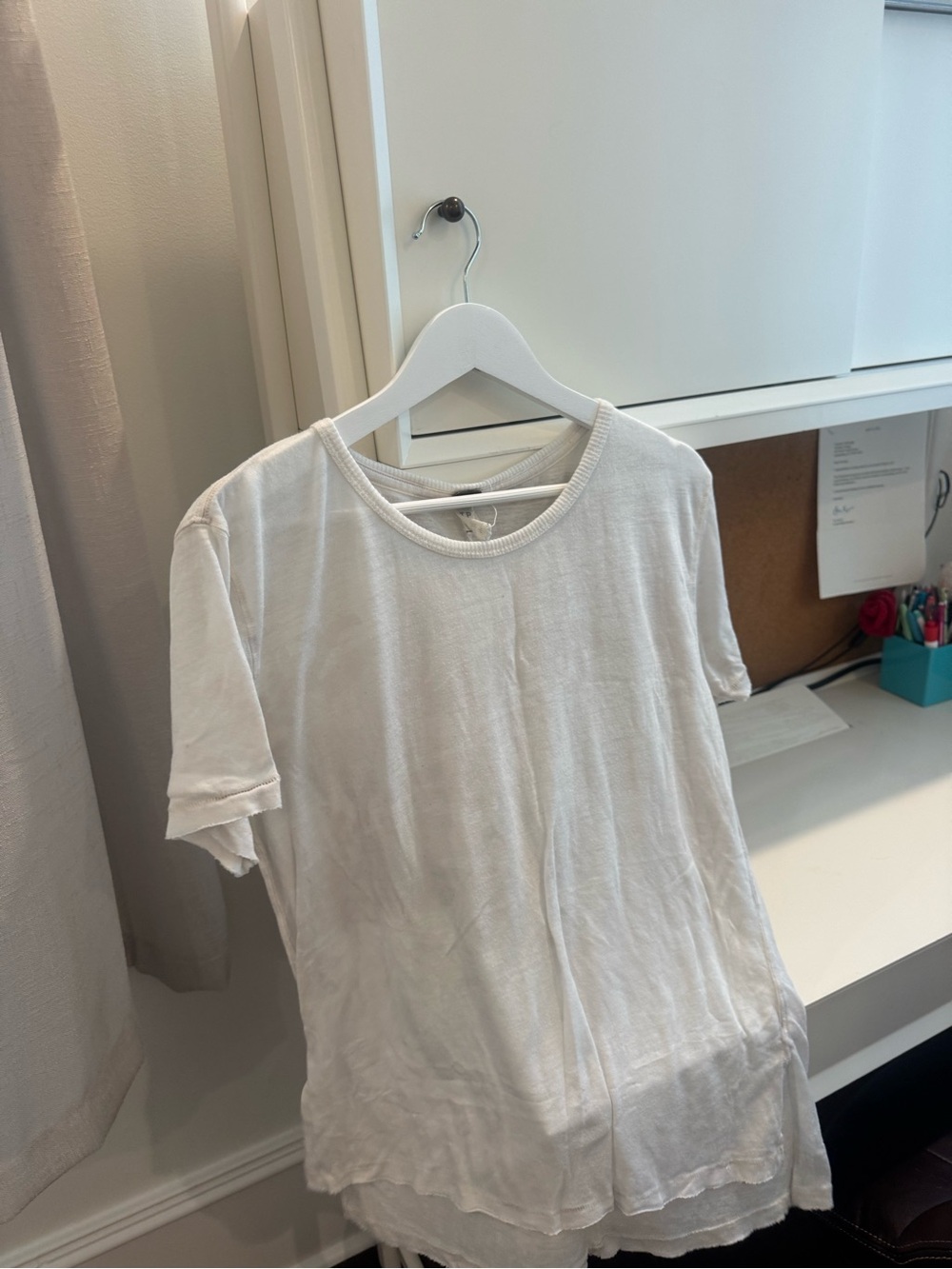 We The Free White Womens Short Sleeve Tee